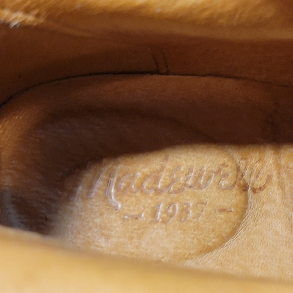 Madewell  Womens Leather Booties Ankle Boots Heels Back Zip B2061 Black Sz 7.5 - Picture 13 of 14